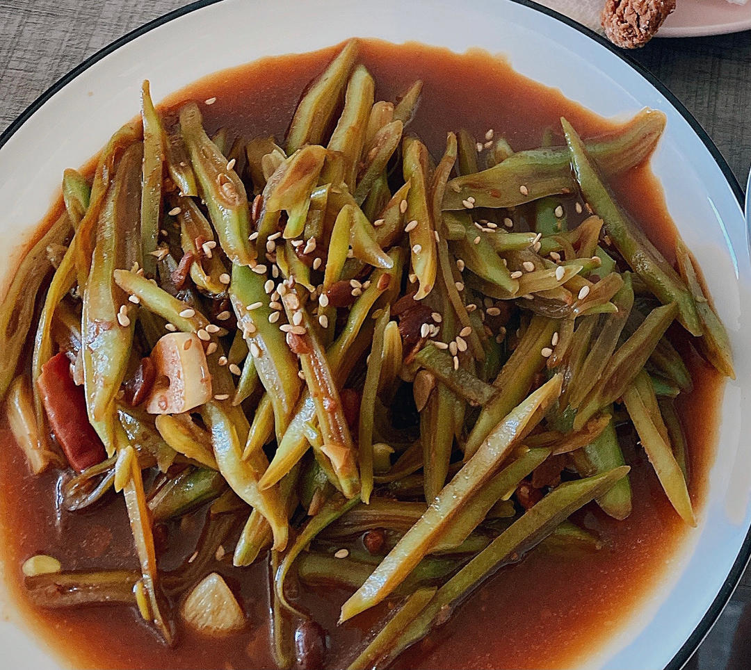 酱爆豆角丝|马克西姆不粘锅