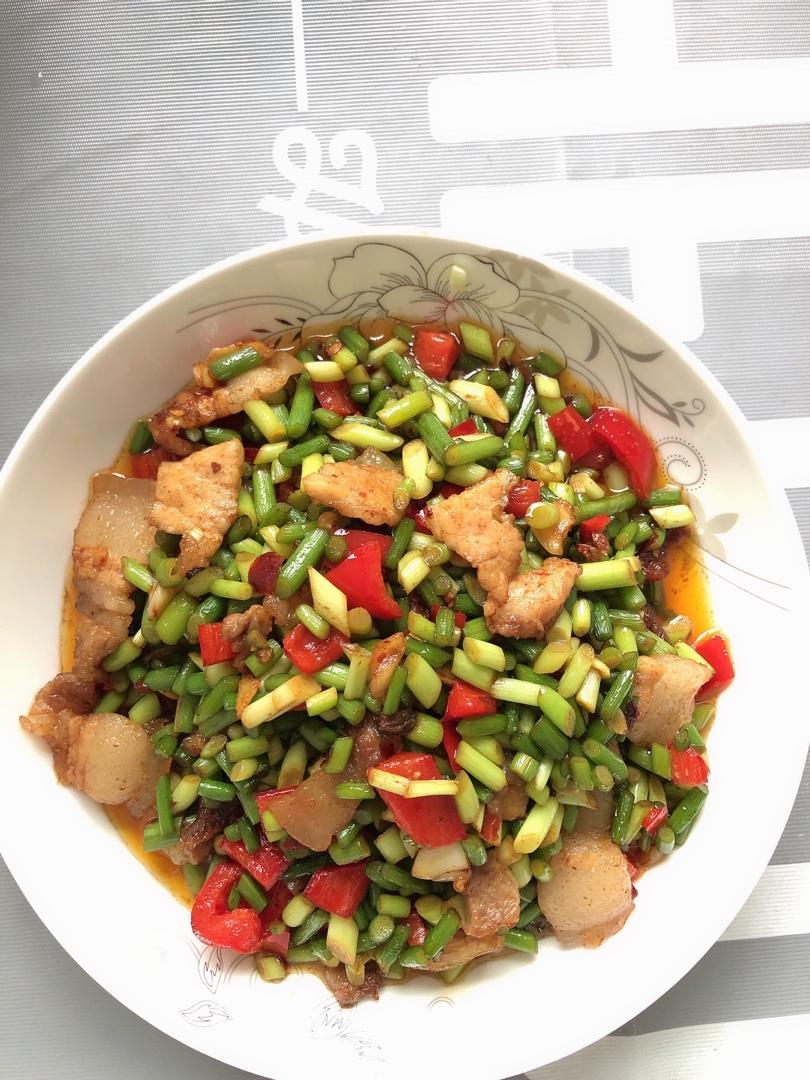 超下饭的蒜苔肉末