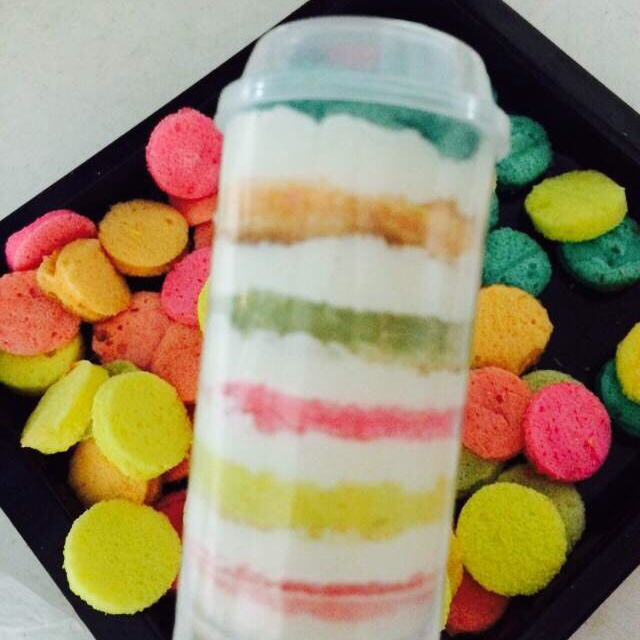 彩虹推推乐蛋糕PUSH CAKE