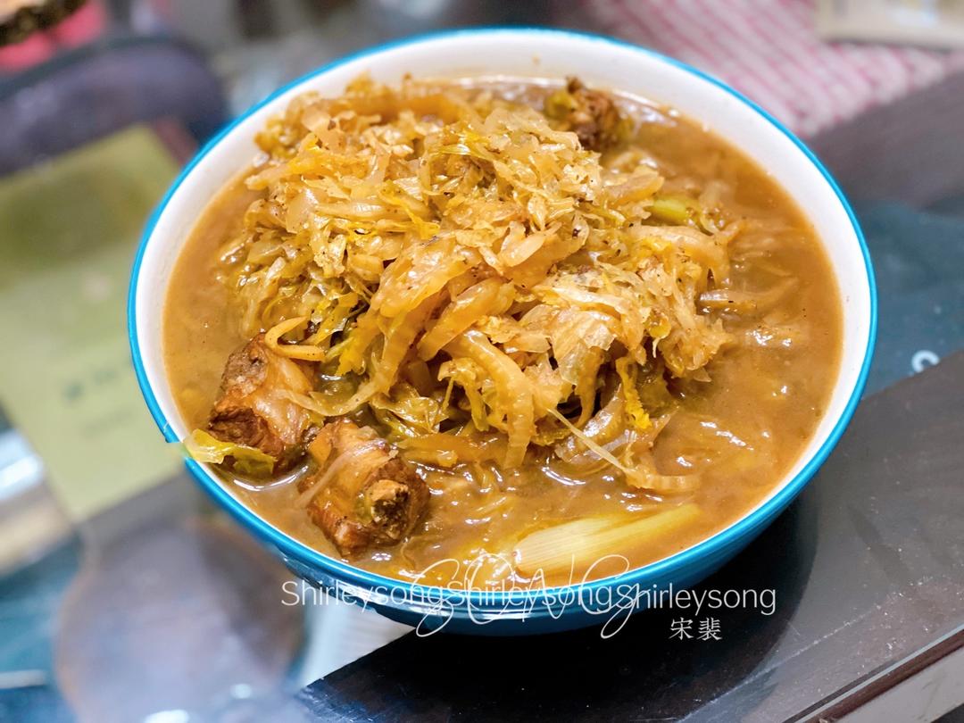 酸菜炖排骨（小美版）