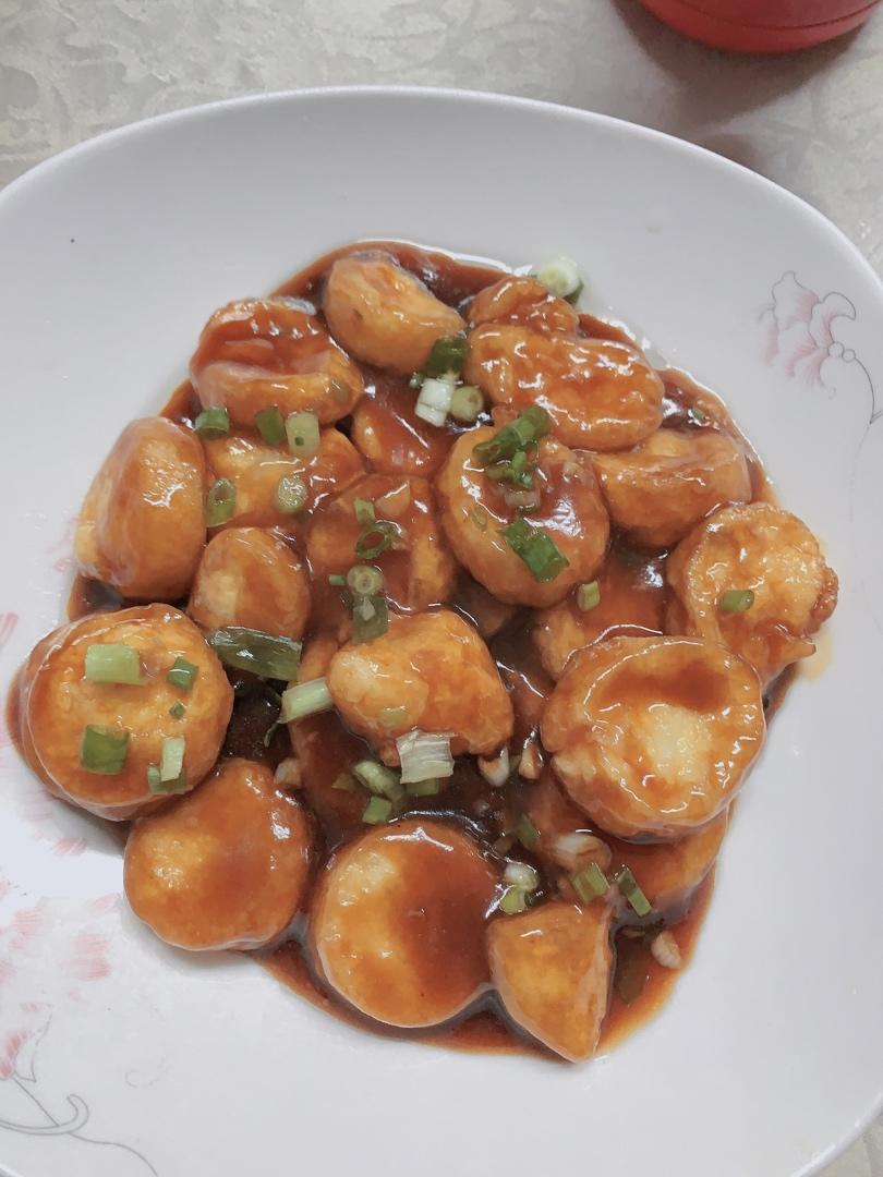 酱汁日本豆腐，炒鸡下饭