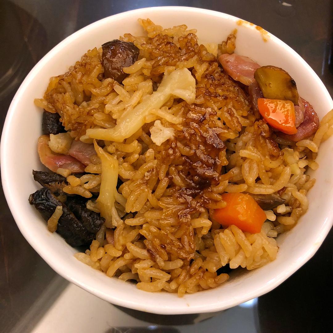 香菇栗子滑鸡饭