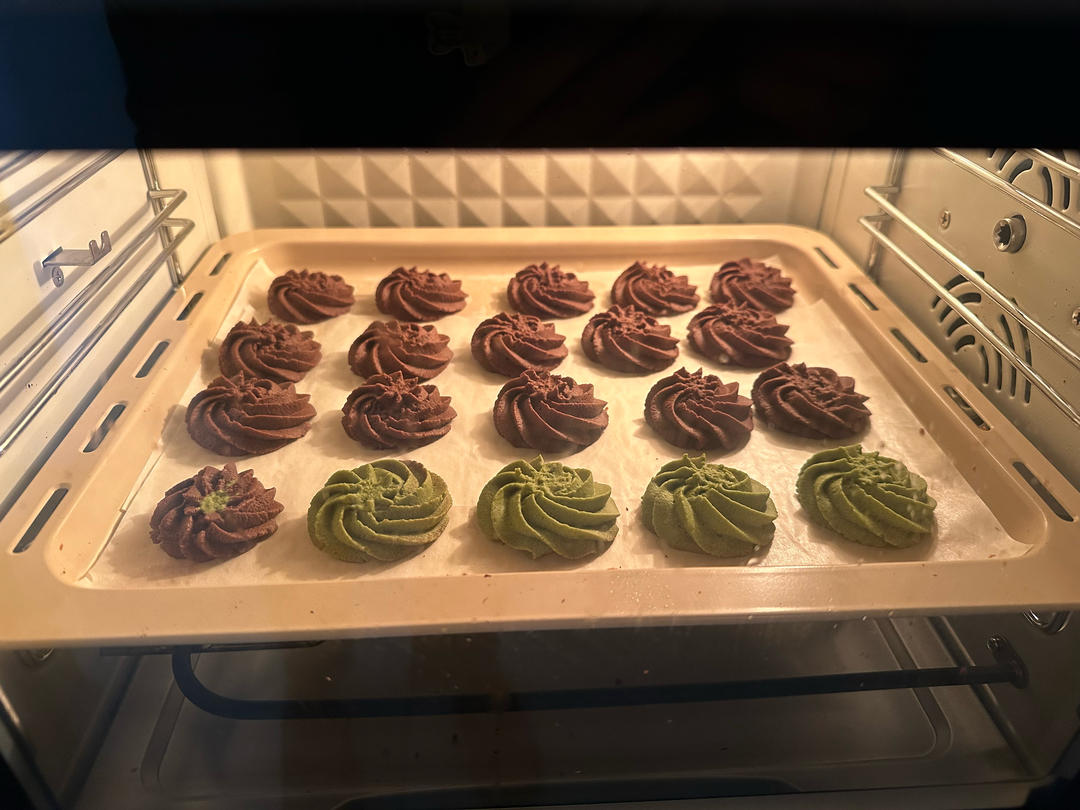 零失败花纹超级立体的黄油曲奇