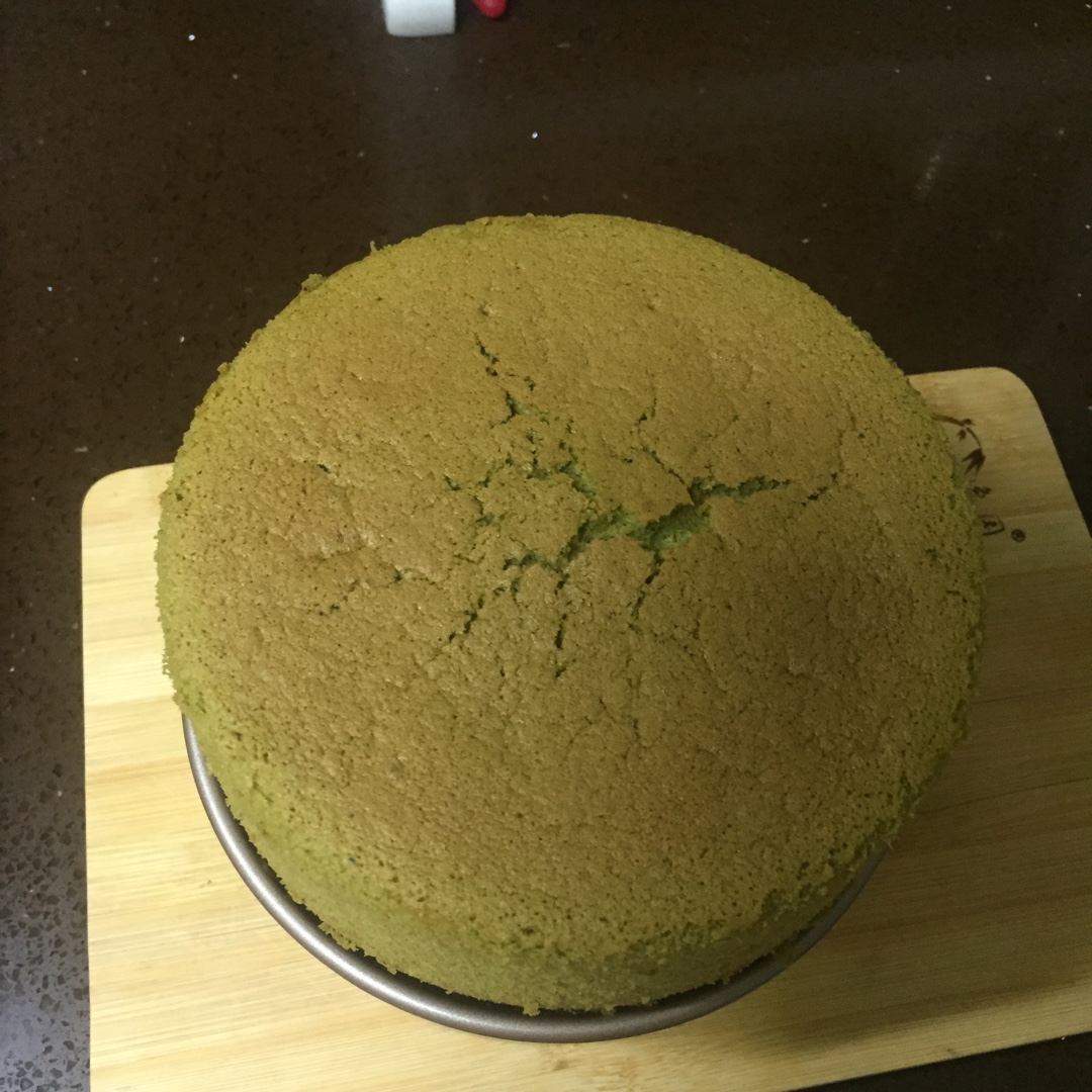 六寸抹茶戚风蛋糕
