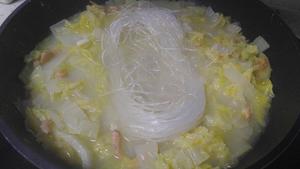 虾米粉丝烩白菜的做法 步骤6