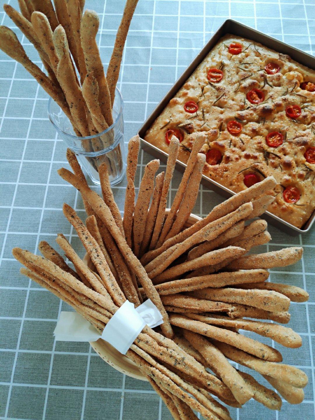 消耗天然酵种-意大利橄榄油脆面包棒Grissini