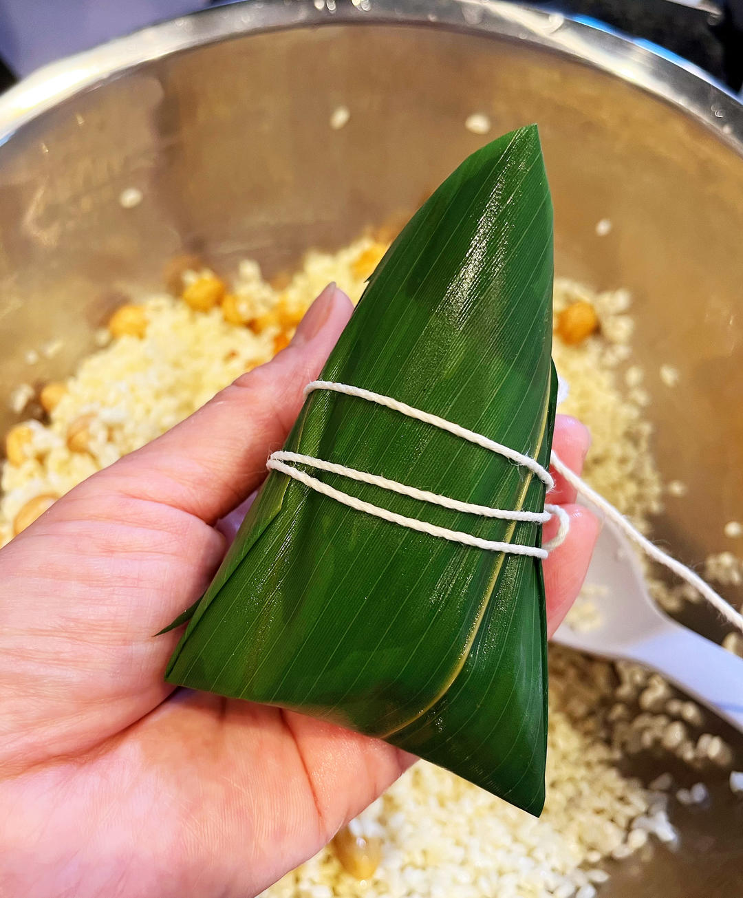 花生碱水粽子