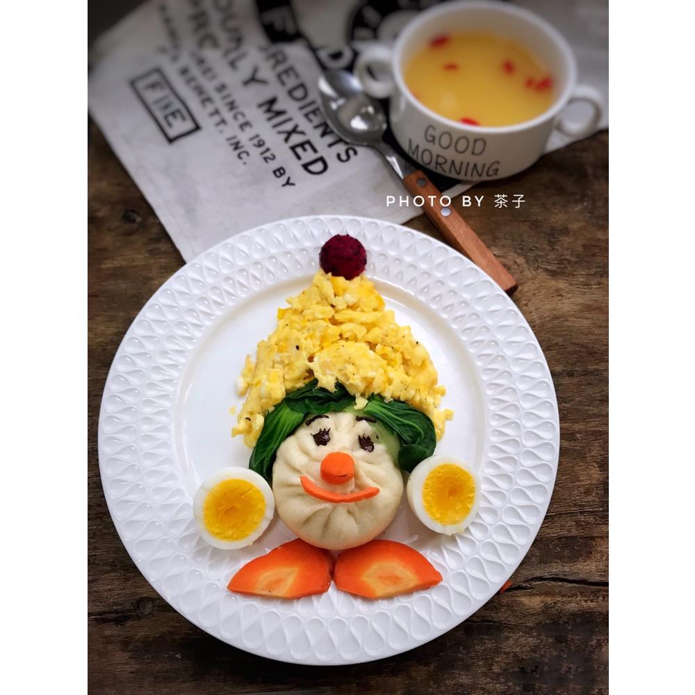 小丑趣味早餐