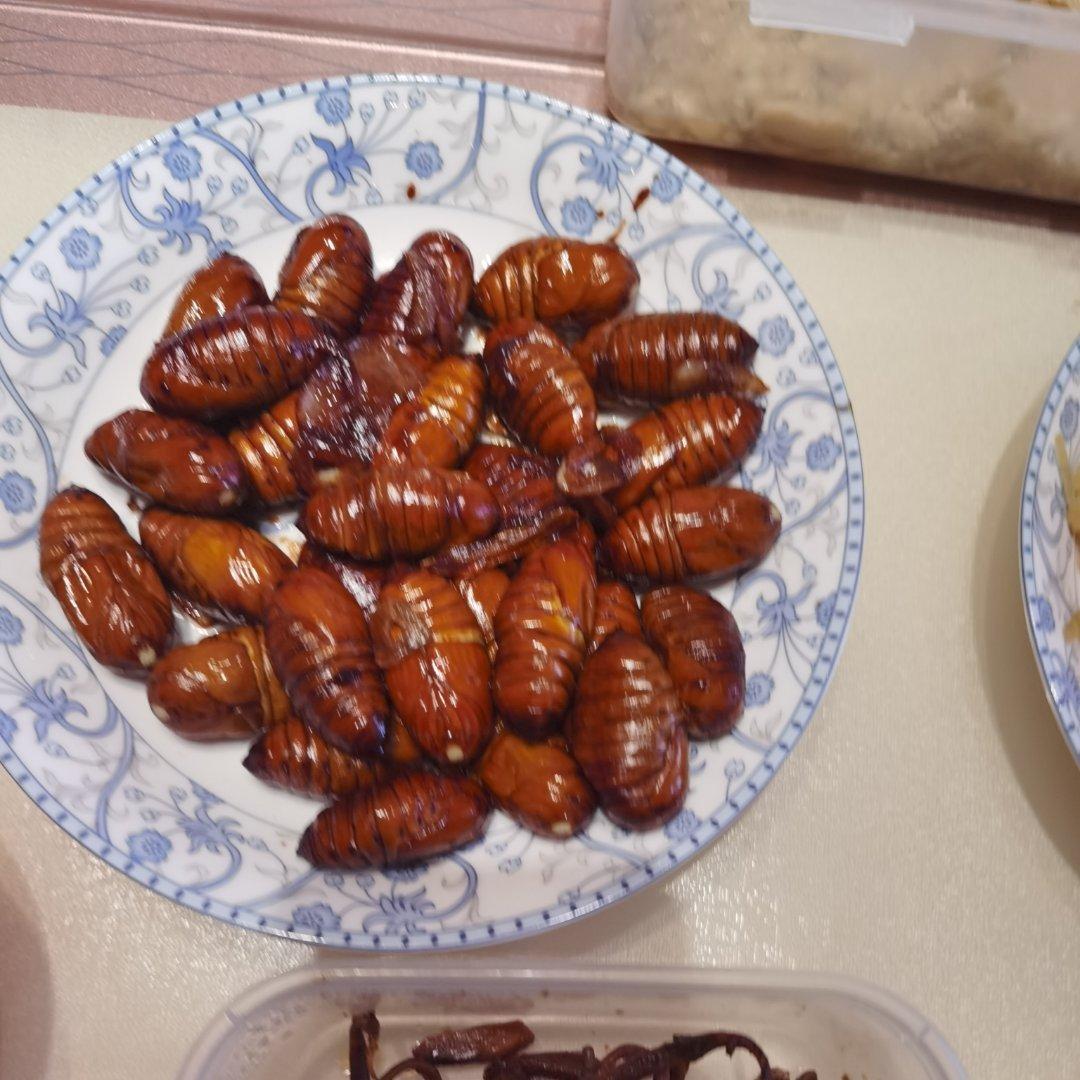 家常炒茧蛹