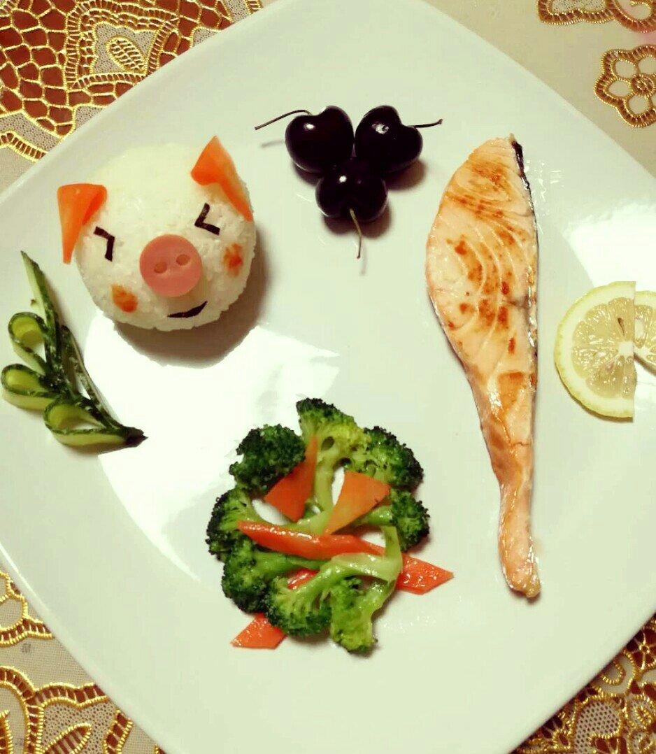 无油香煎三文鱼