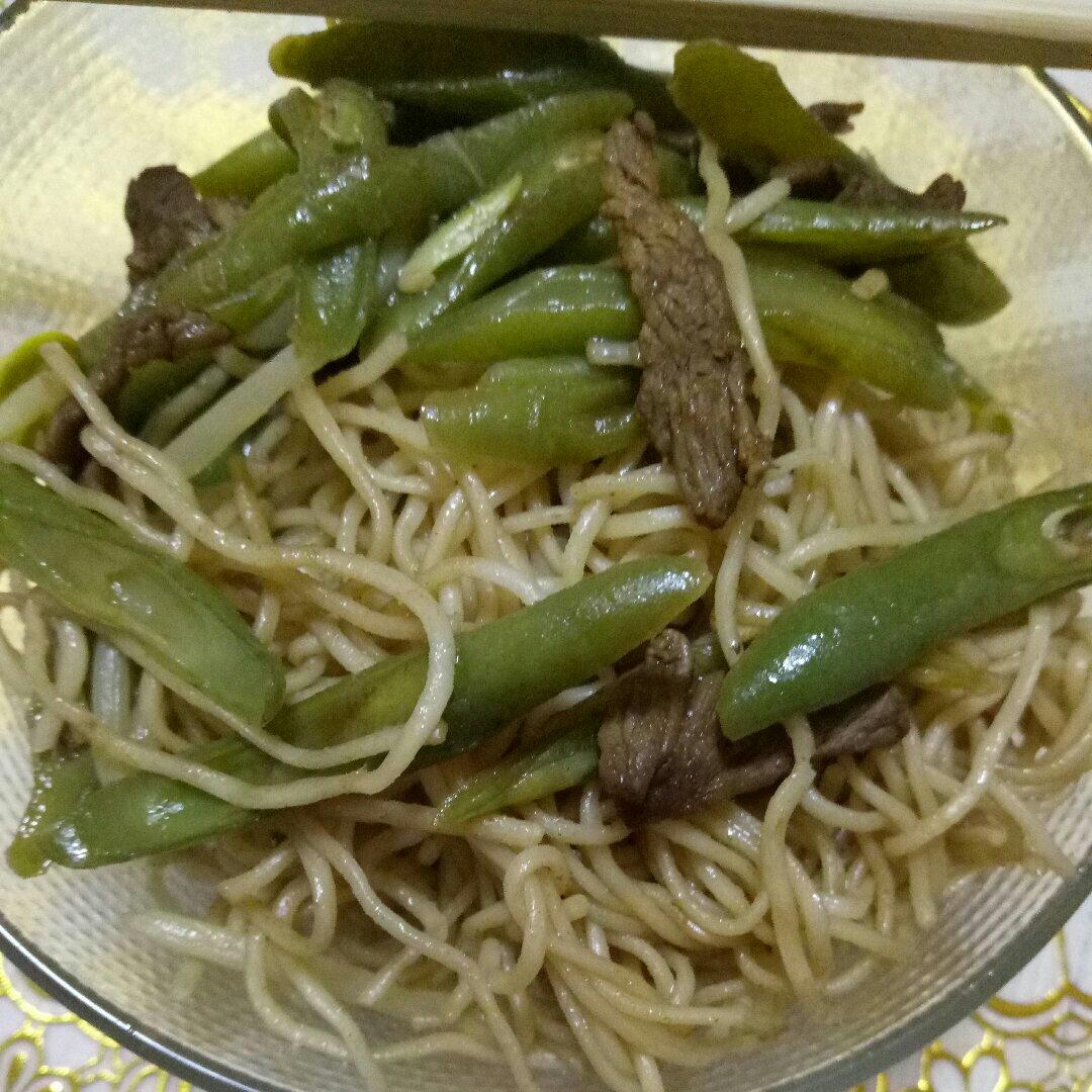 豆角炒肉