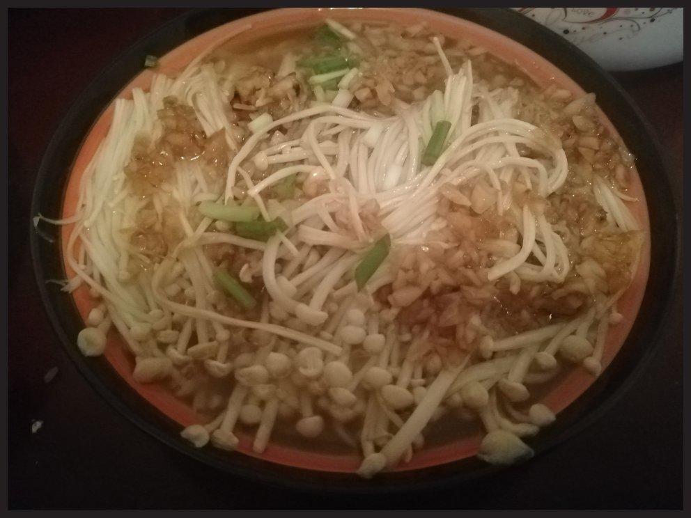 蒜蓉蒸金针菇
