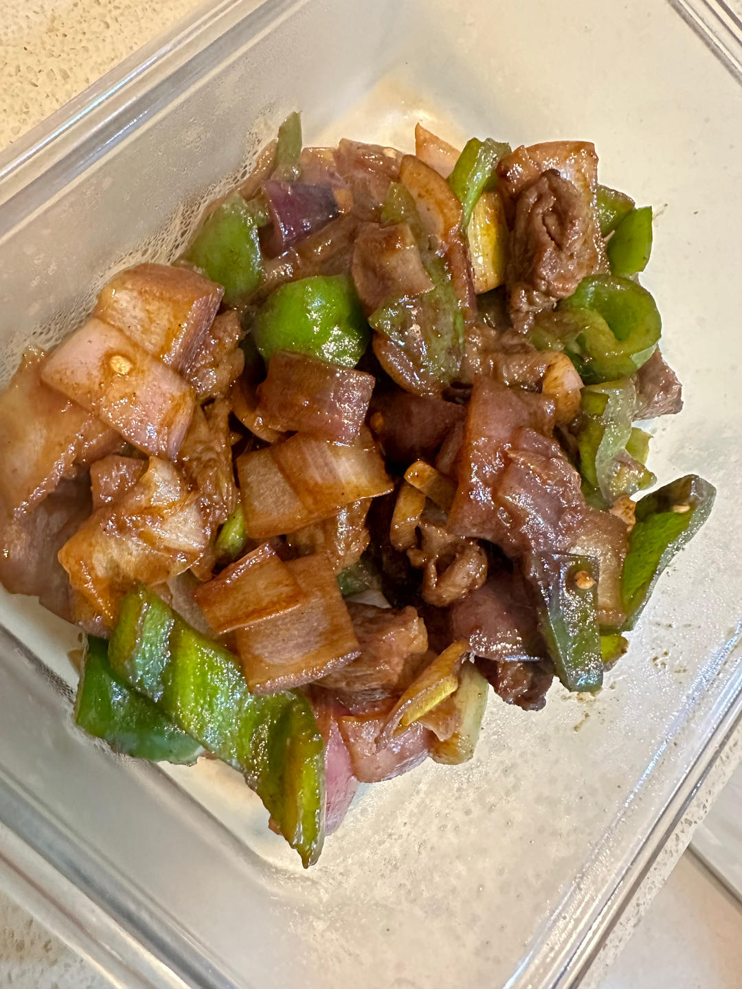 巨下饭的青椒炒牛肉粒的做法