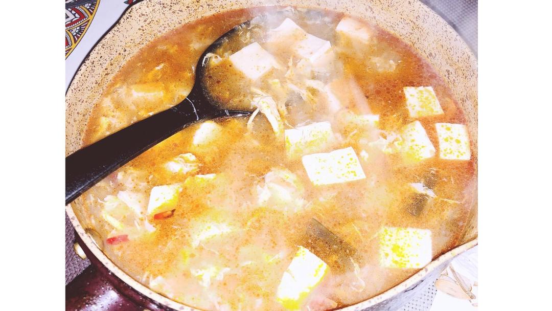 酸辣豆腐汤