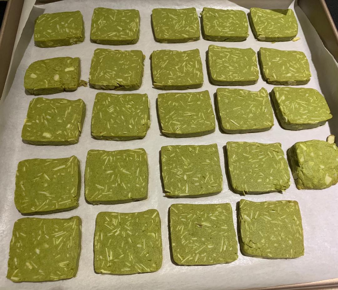 抹茶杏仁饼干