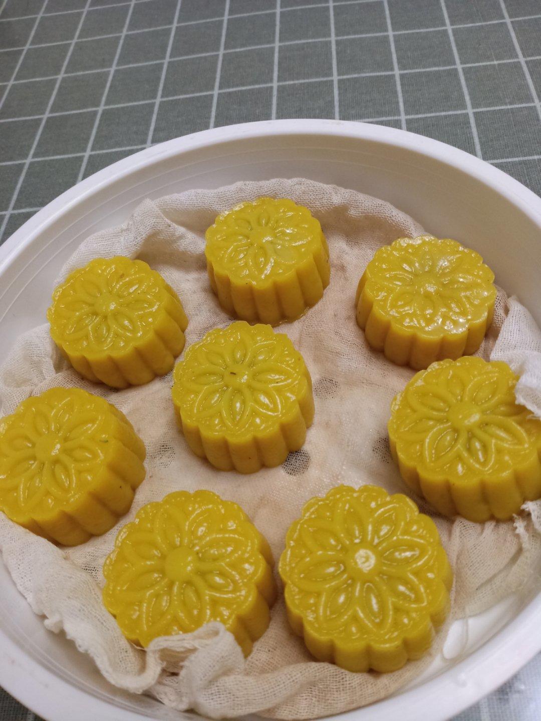 低卡低糖南瓜🎃奶黄月饼🥮