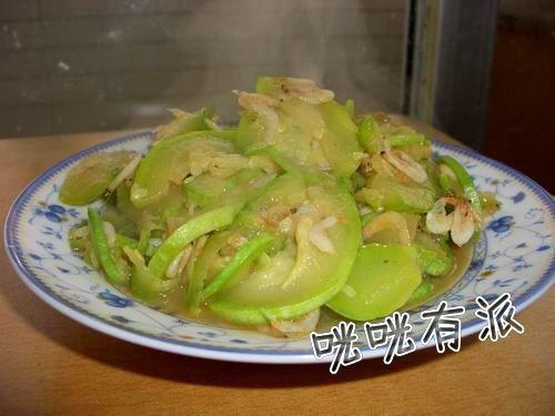 虾米皮炒角瓜的做法