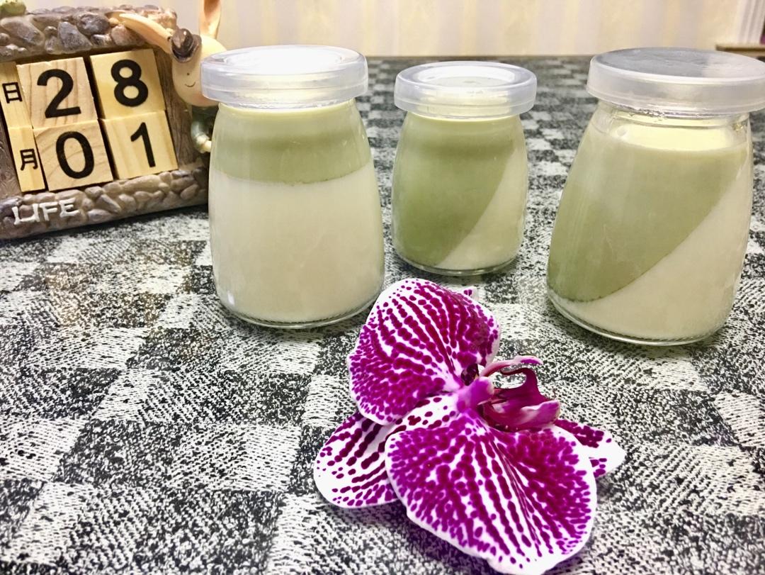 抹茶布丁（吉利丁片）