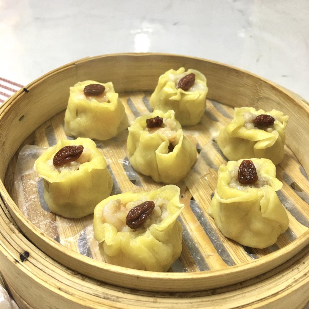 【干蒸烧卖】用三种肉做点心的馅，广东人讲究！