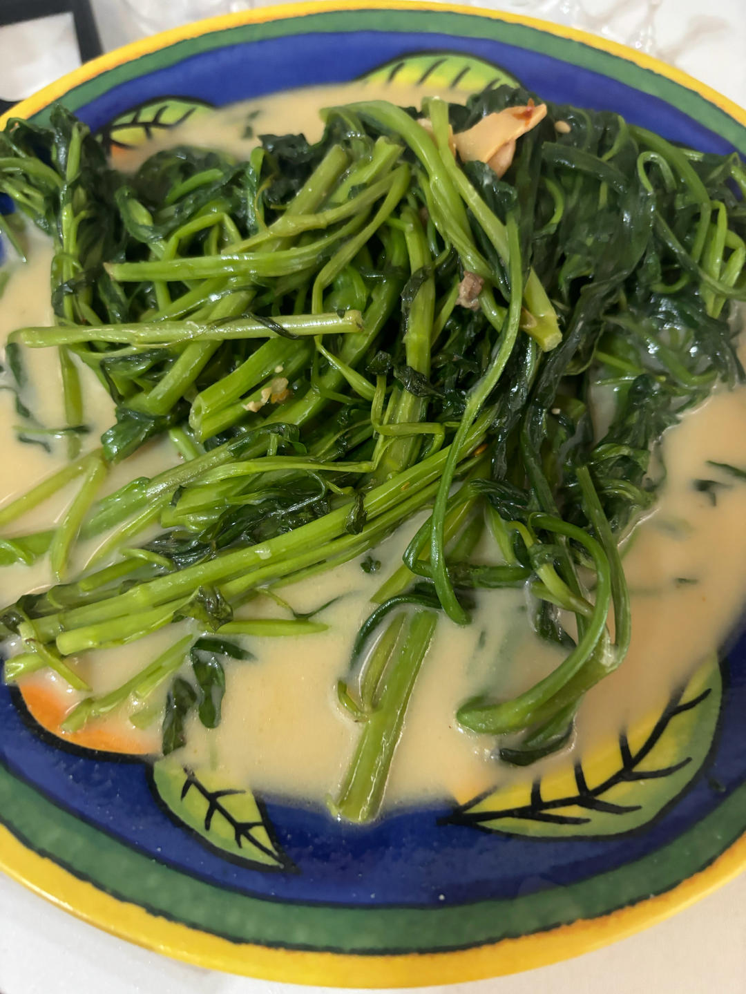 广东大排档风味椒丝腐乳炒空心菜
