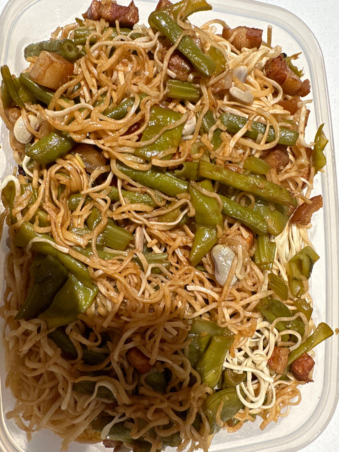 家常豆角焖面