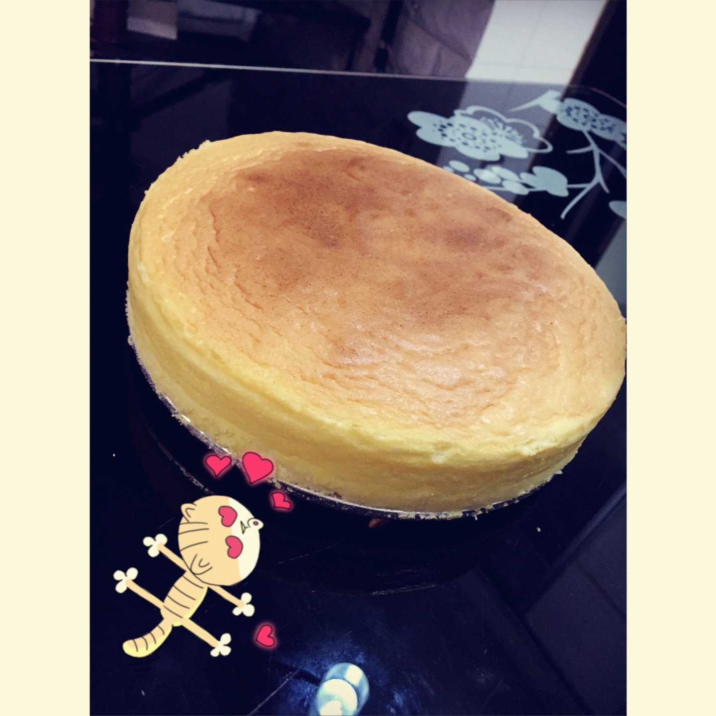 轻乳酪芝士蛋糕6寸#皮黑森林#