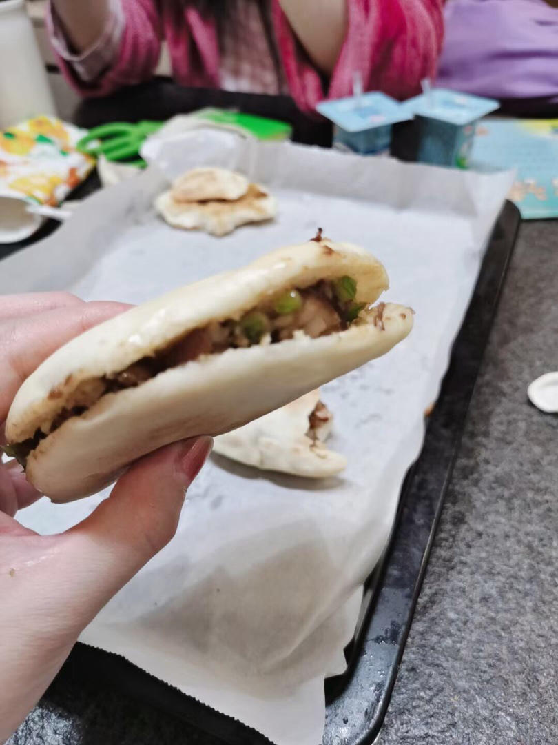 肉夹馍(白吉馍的制作)