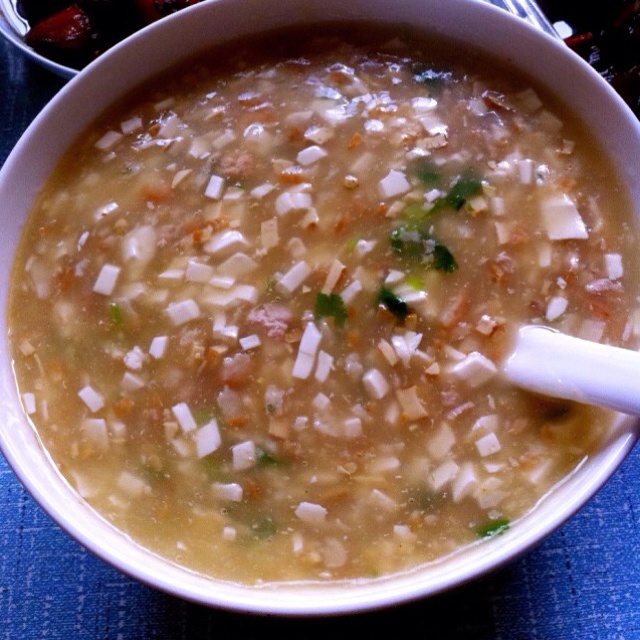 肉糜豆腐蛋花羹