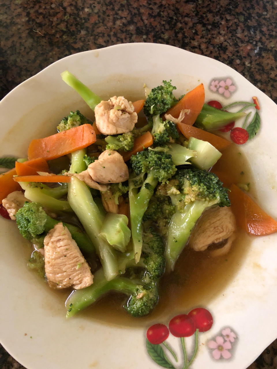 鸡胸肉炒西兰花（快手菜）