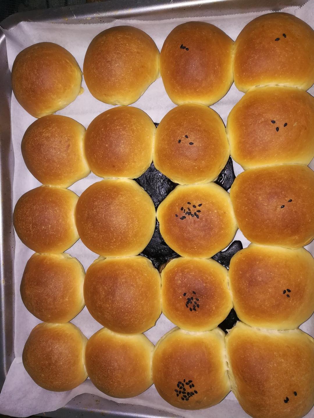 奶黄小餐包-一次发酵超好吃（附快手奶黄馅制作方法）
