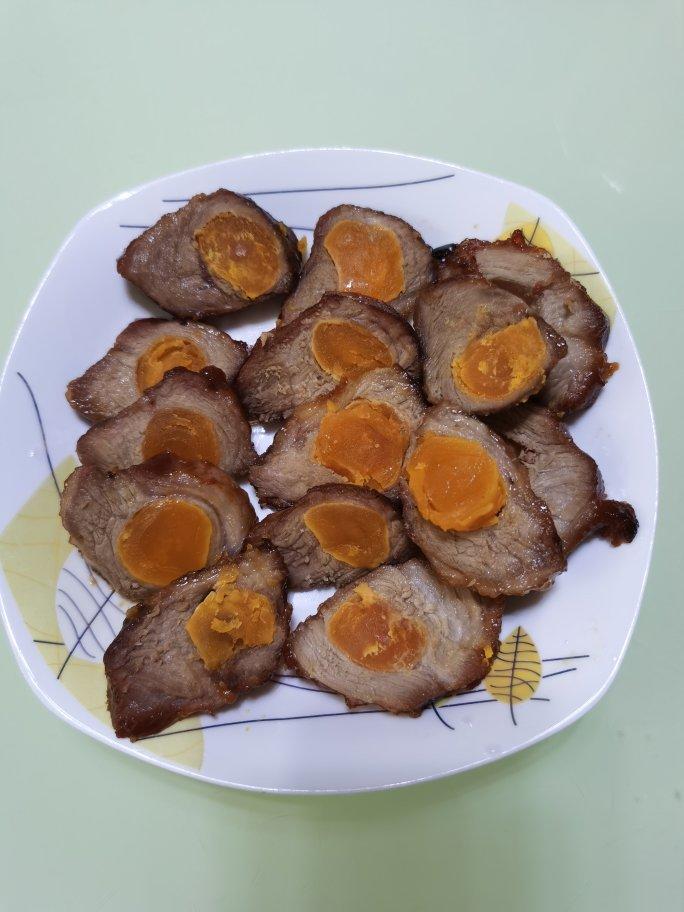 咸蛋叉烧肉（好吃得爆炸）