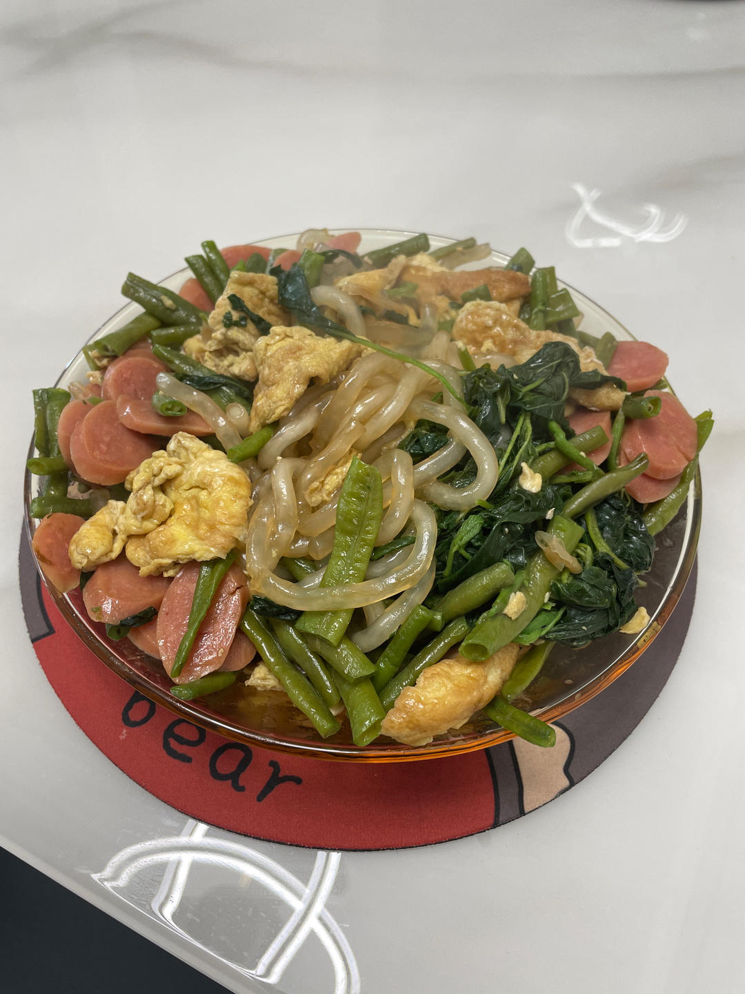 比路边摊好吃百倍的火腿炒土豆粉