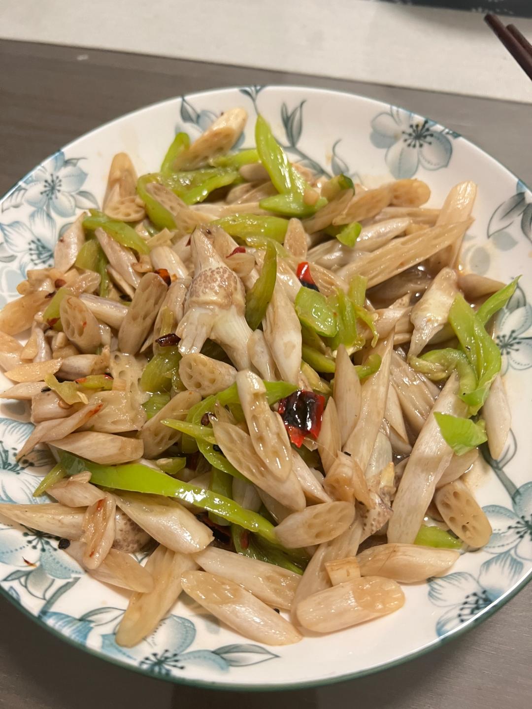 清炒藕带
