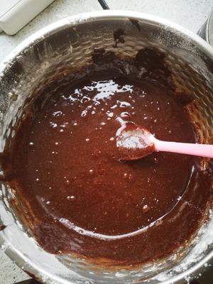 用咖啡粉做的浓情巧克力布朗尼的做法 步骤4