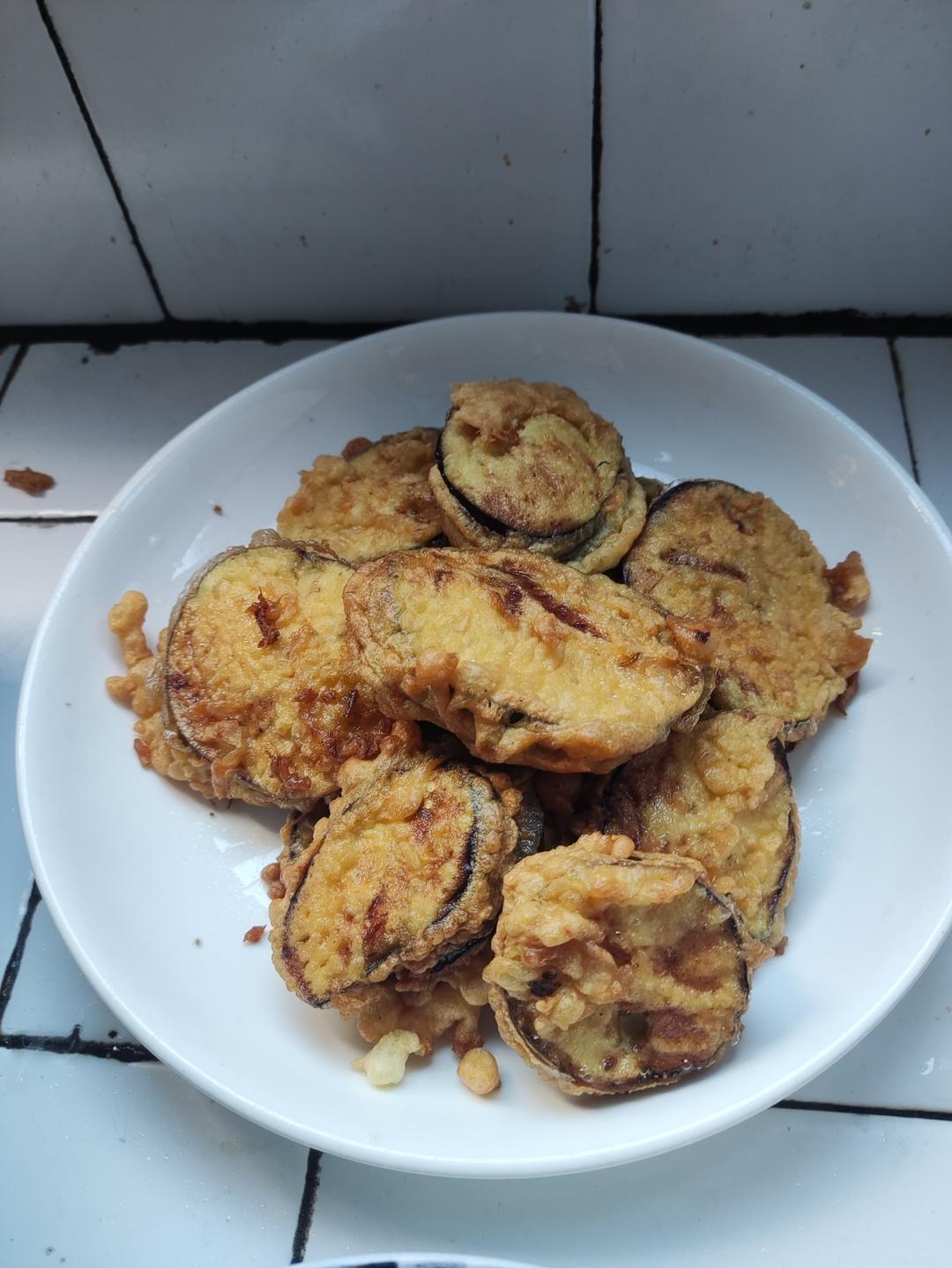 家常主食 炸茄盒 肉馅儿茄子