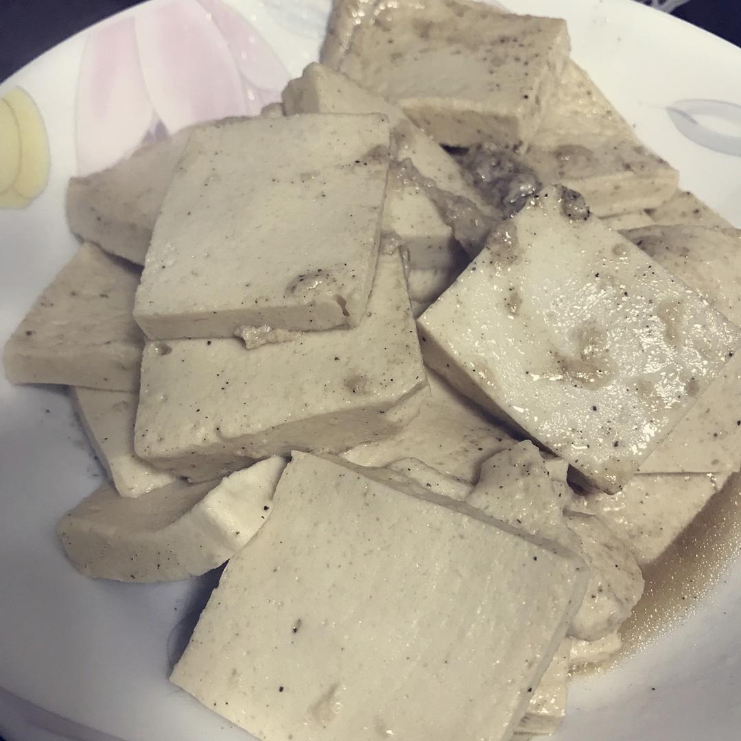 黑胡椒千页豆腐