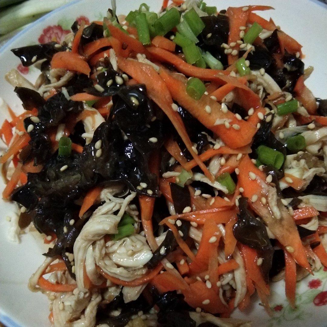 减脂健身｜凉拌手撕鸡丝（香辣&麻油版）