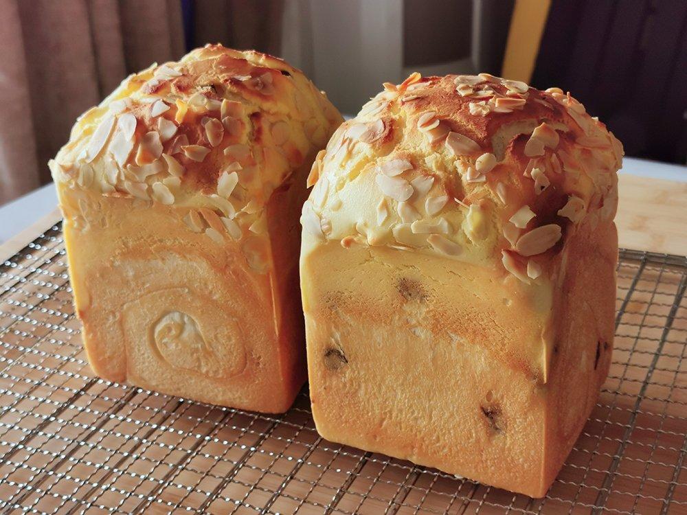 奶香葡萄干吐司