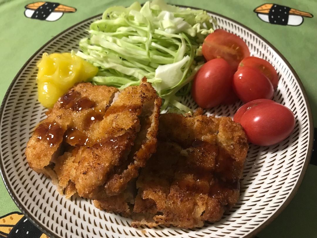 日式炸猪排+乌冬面