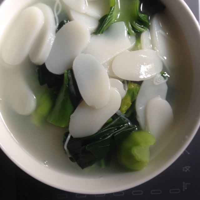 青菜年糕汤（无油）