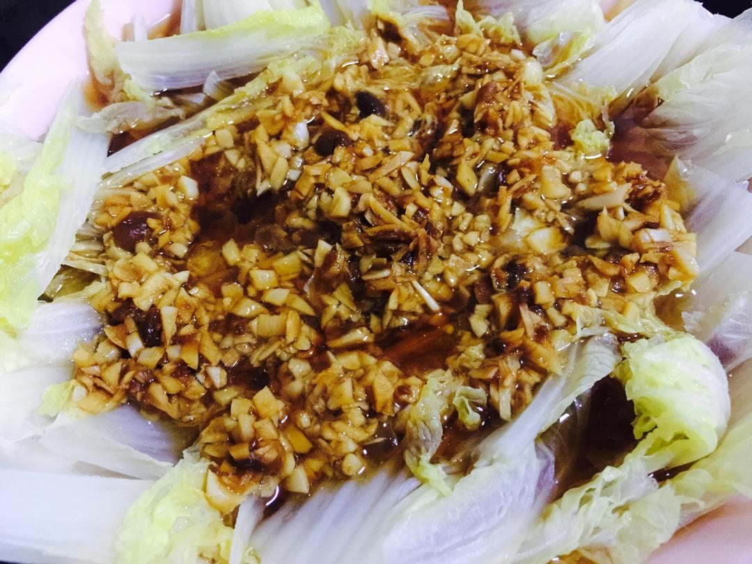 蒜泥蒸娃娃菜