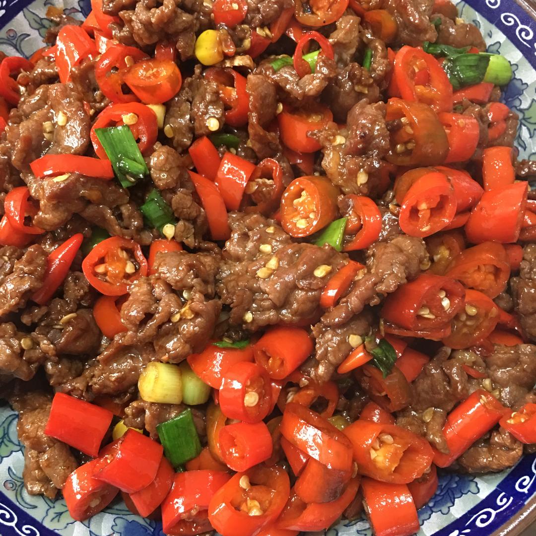 辣椒炒牛肉