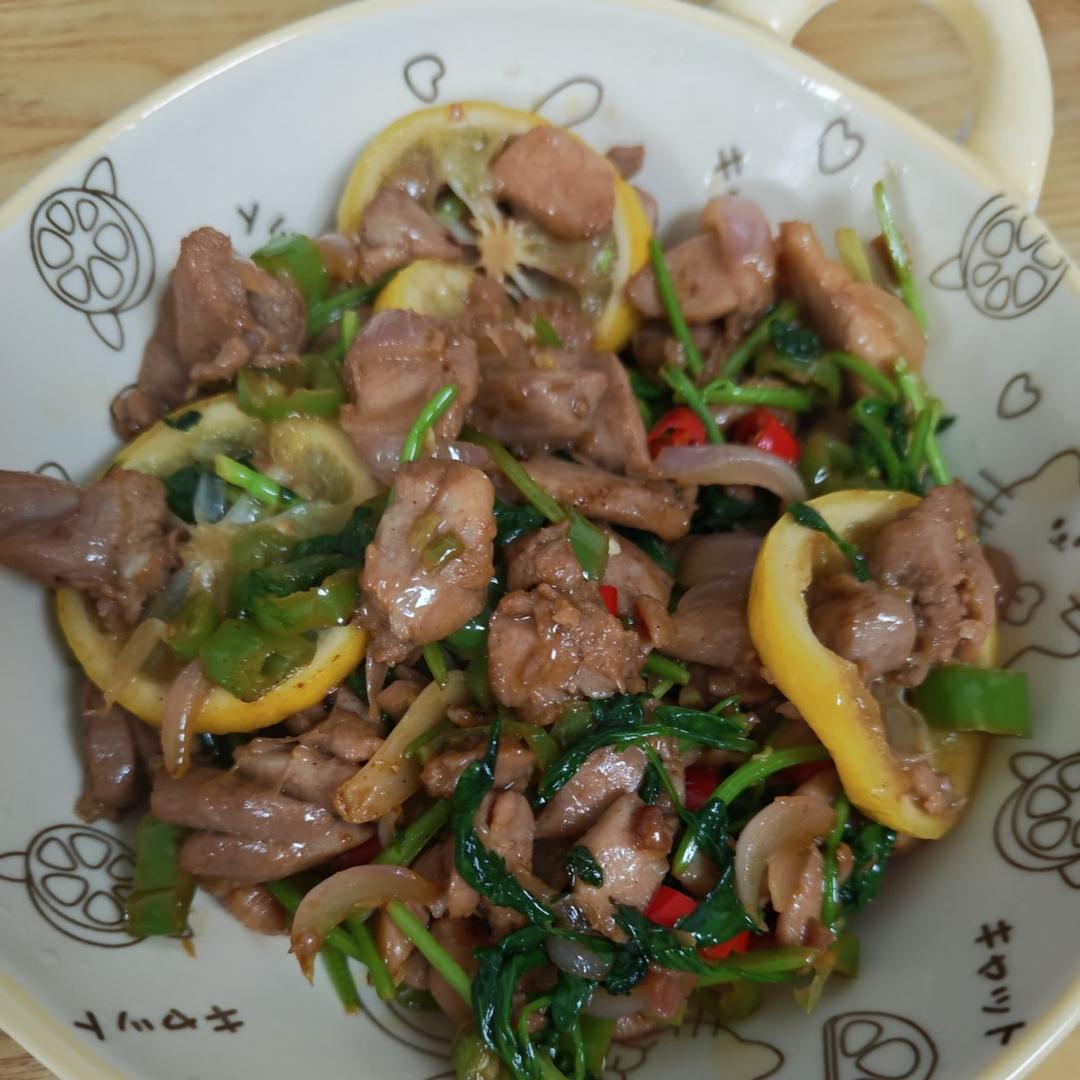 柠檬干煎鸡(转)
