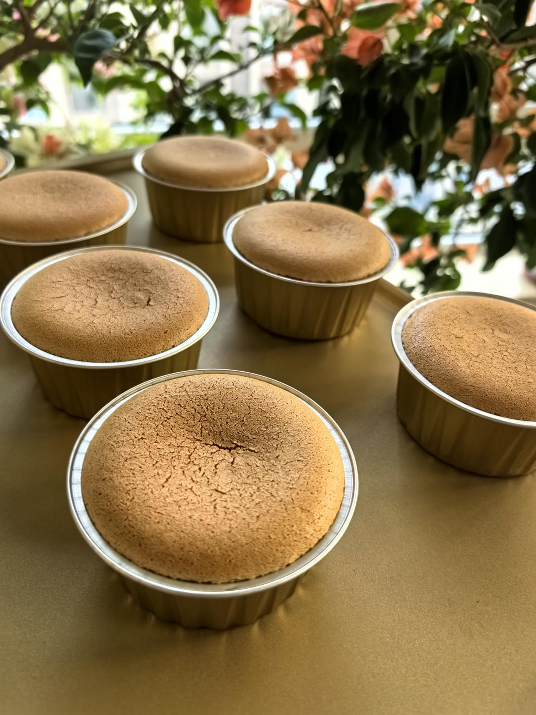 不塌陷不开裂不缩腰杯子蛋糕分享