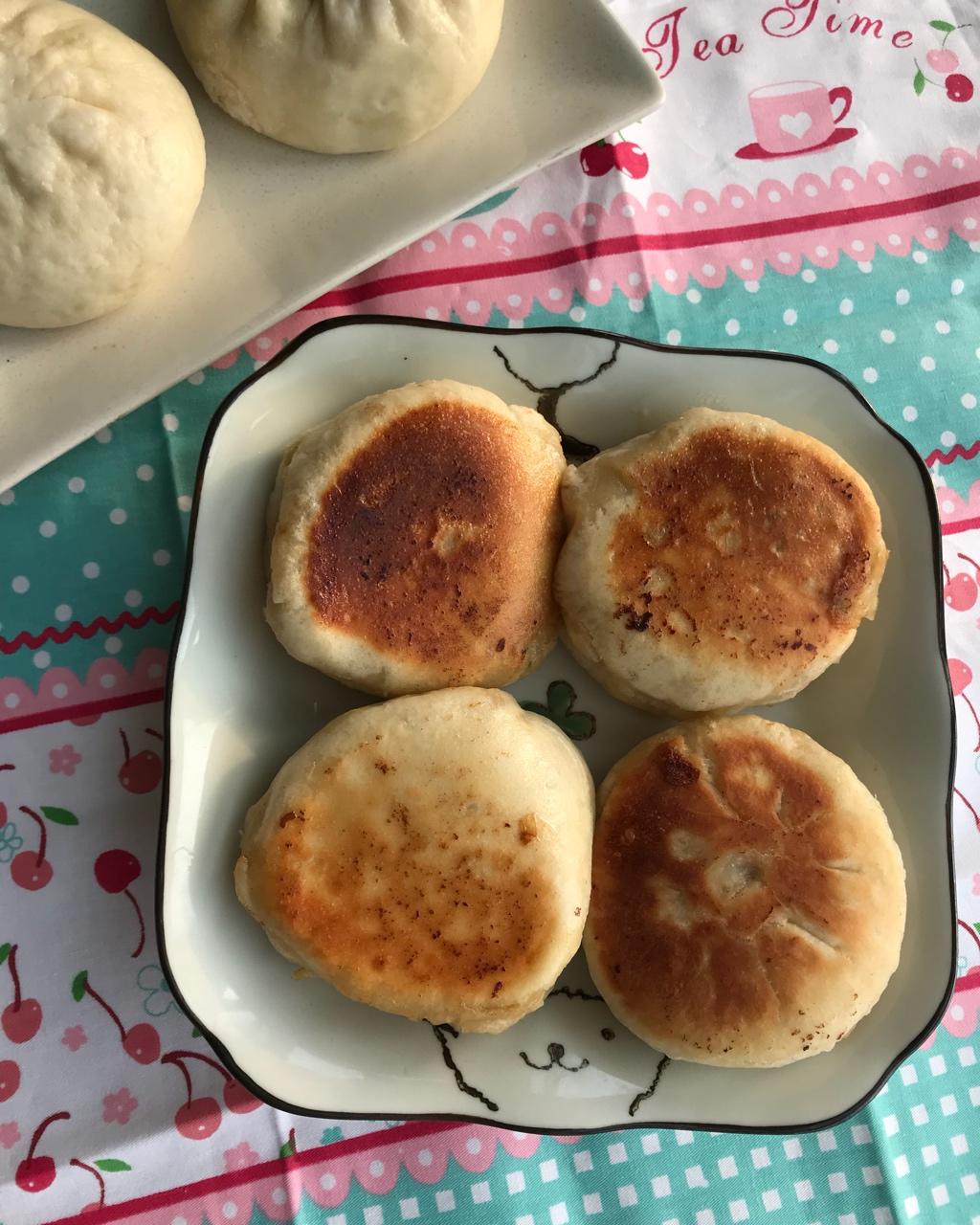荠菜鸡蛋发面饼（新手可做）