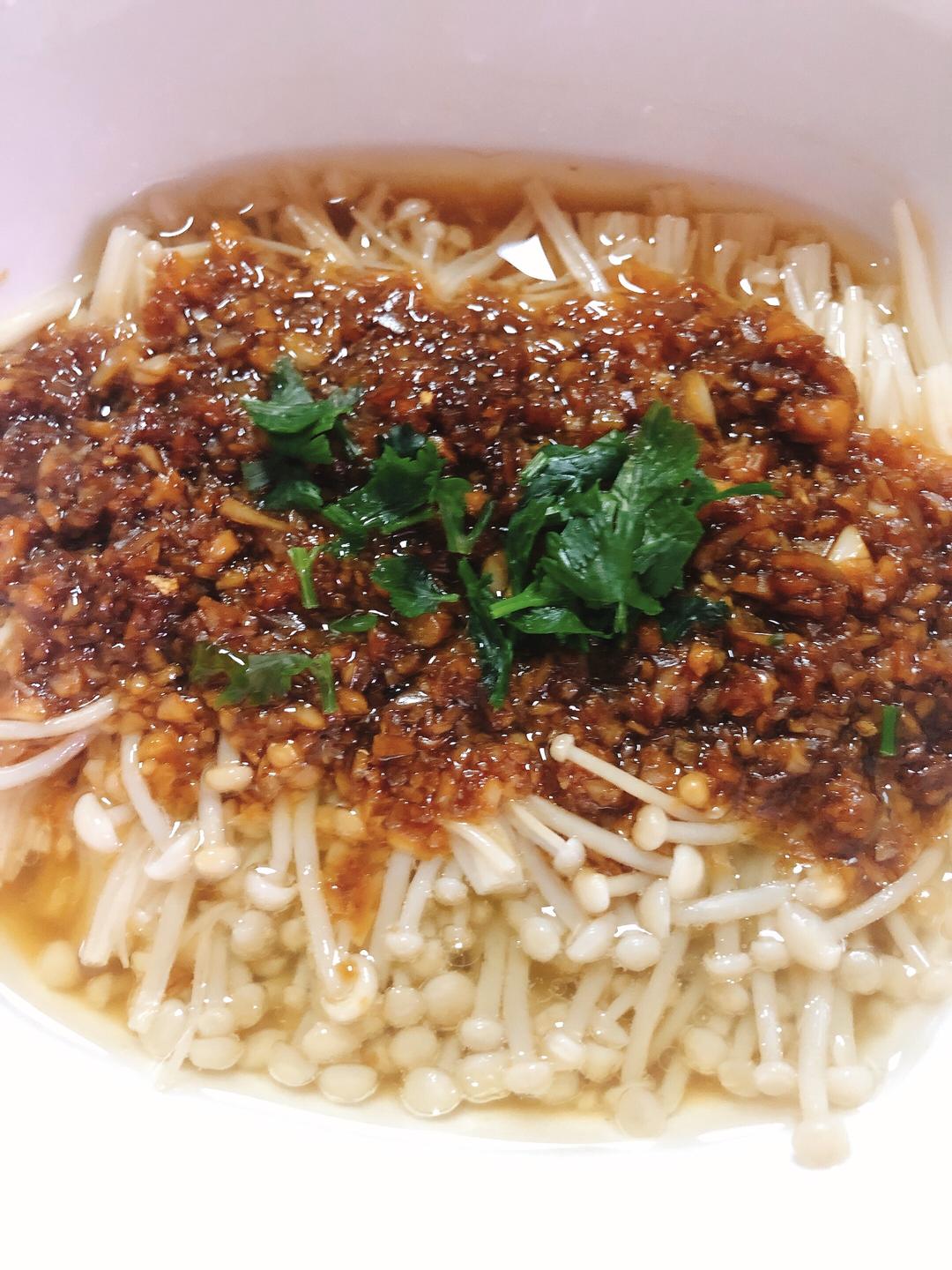 「蒜蓉」金针菇的做法