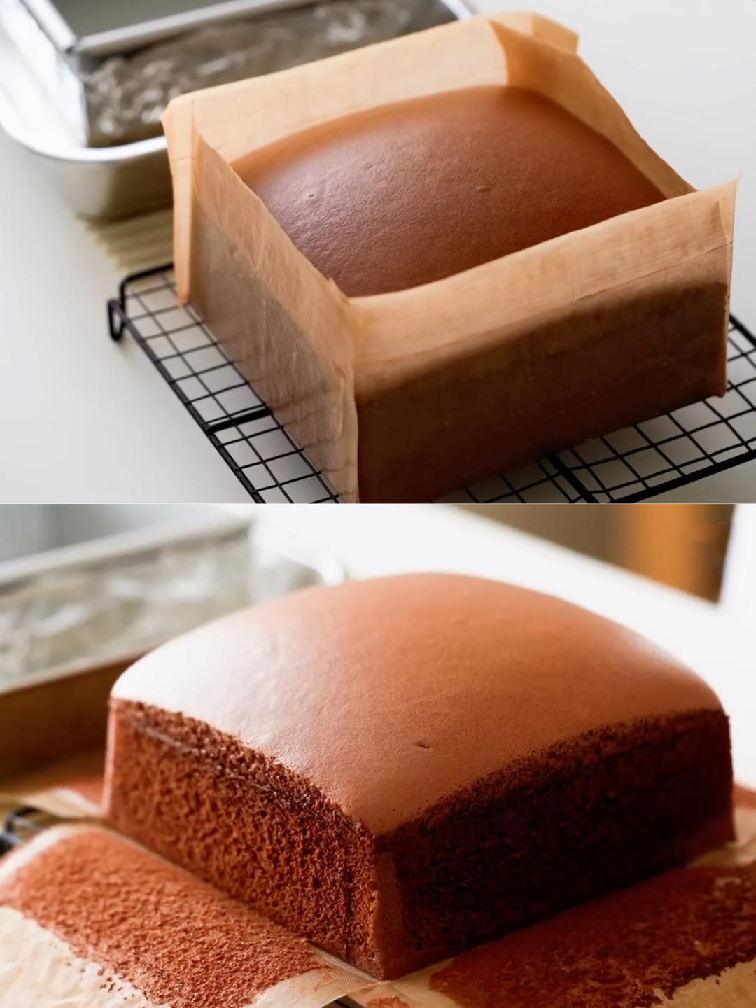 巧克力古早蛋糕保姆级教程 | 锁死这个配方的做法