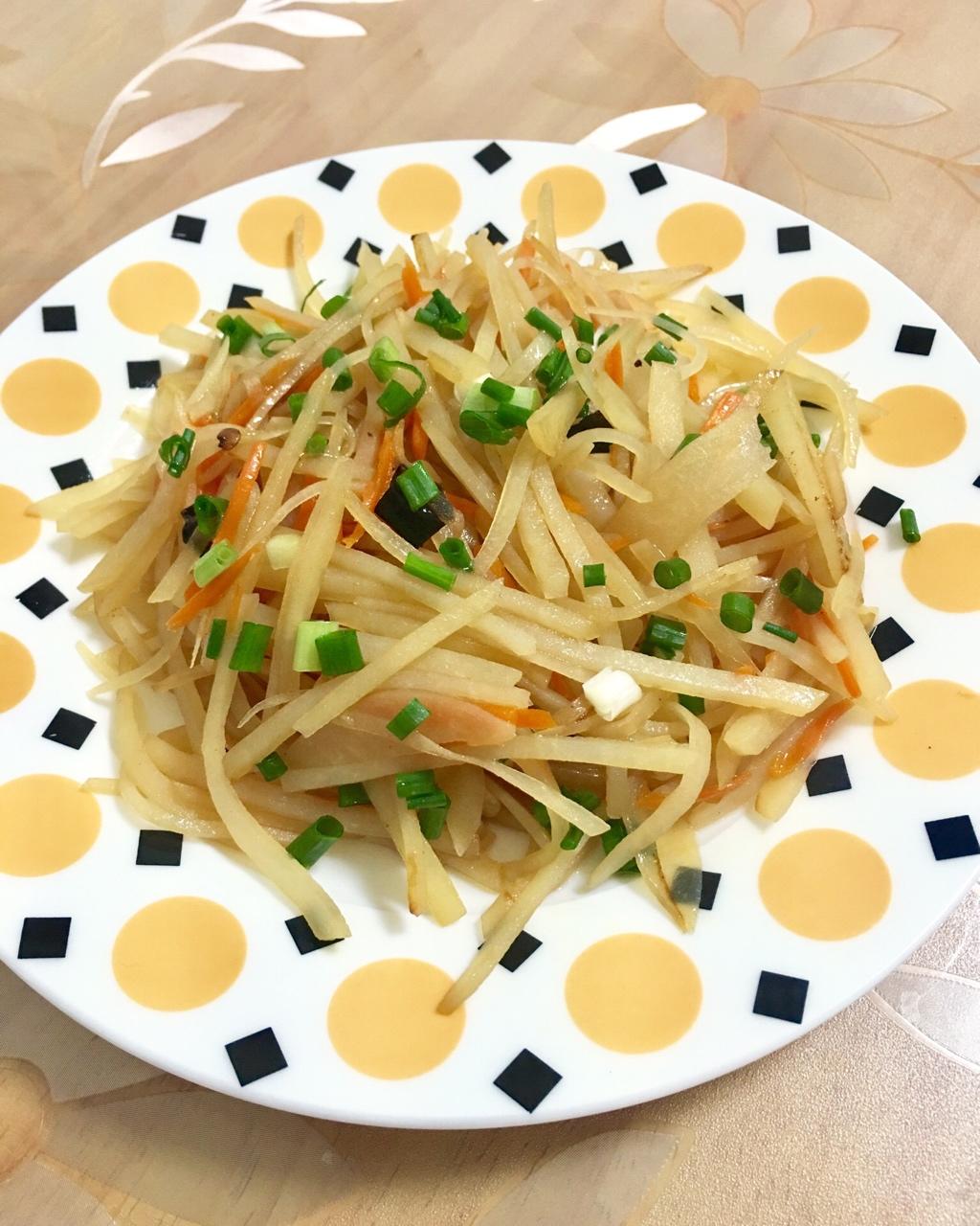脆炒土豆丝