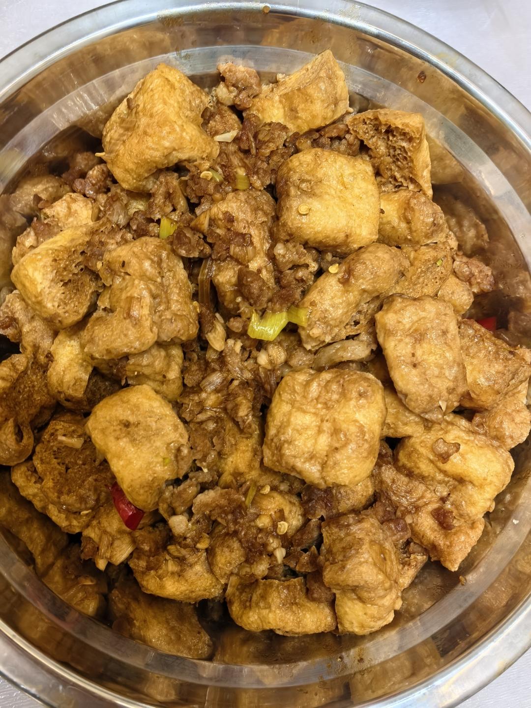 肉末炒豆泡（下饭菜）