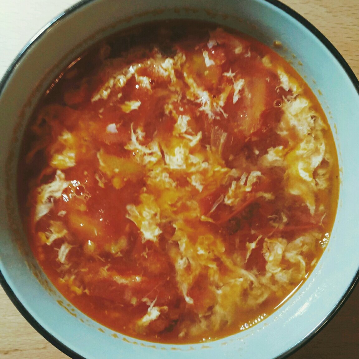 来试试这碗不一样的番茄蛋花汤，也试试不抱怨I小羽私厨